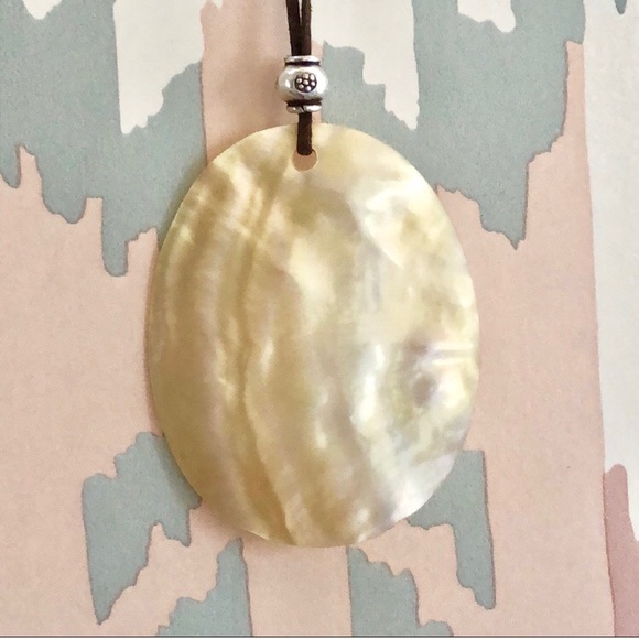 NWOT Genuine Mother of Pearl Choker Necklace - Picture 8 of 8